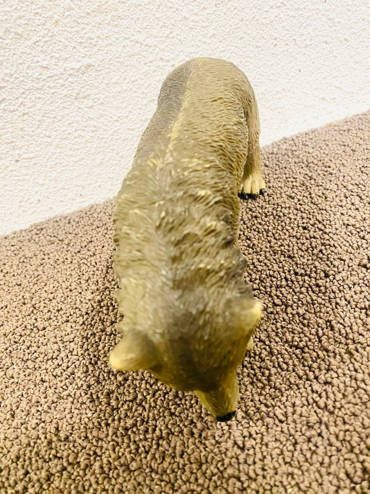 plastic speelgoedfiguurtje wolf, Ophalen, Zo goed als nieuw, Wild dier, Beeldje of Figuurtje