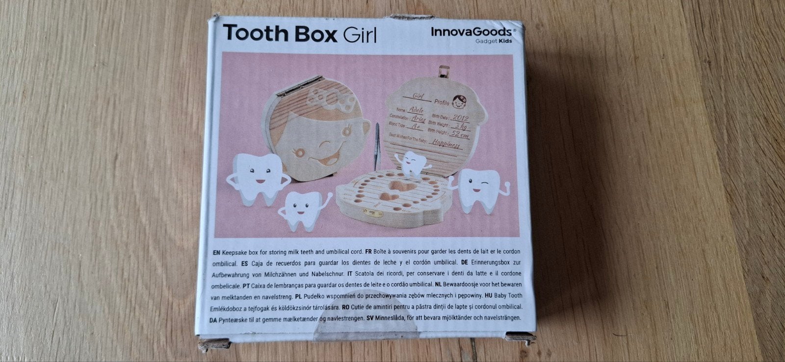 Tandendoosje voor meisjes - nieuw in doos, Ophalen of Verzenden, Nieuw, Meisje