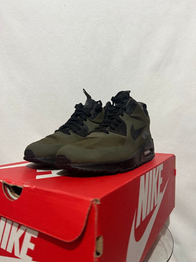 ALS NIEUW! Maat 40,5 - Nike Air Max 90 Winter Mid Dark Loden, Overige kleuren, Verzenden, Nike, Nike