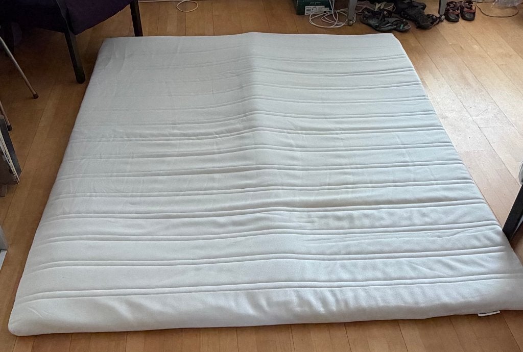 Matras topper voor boxspring 180x200. Type: Tuddal, Ikea, Ophalen, Gebruikt, Tweepersoons, Matras