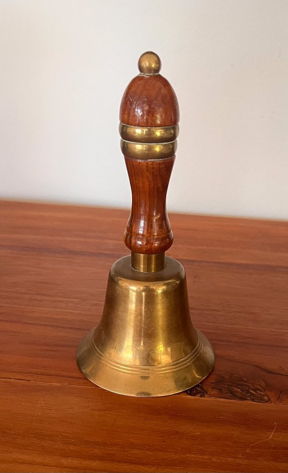 Messing tafelbel/ handbel, Antiek en Kunst, Antiek | Koper en Brons, Ophalen of Verzenden