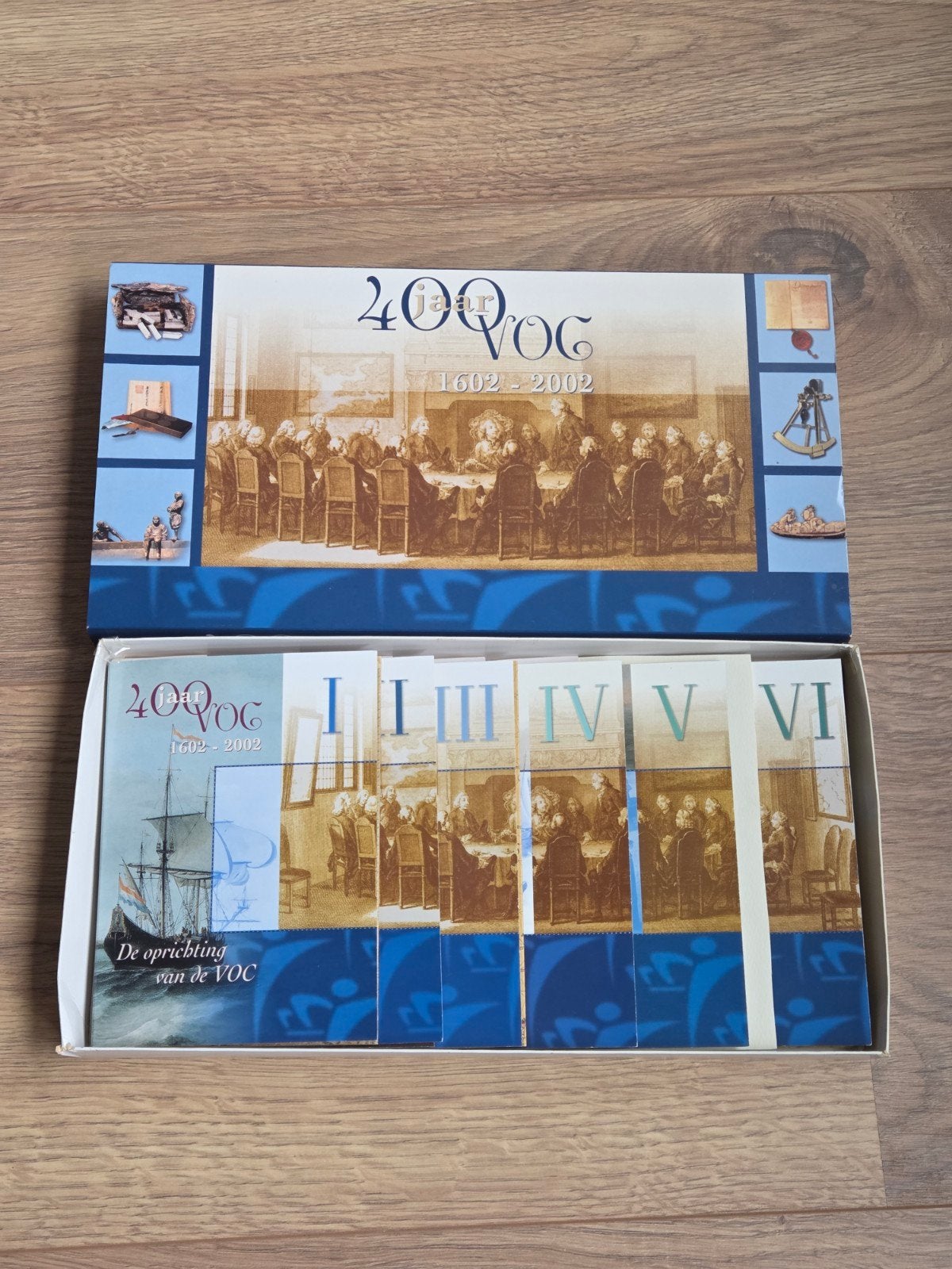 Complete Serie 400 Jaar VOC 1602–2002 – 6 Muntsets, Vóór koninkrijk, Setje, Zilver, Overige waardes