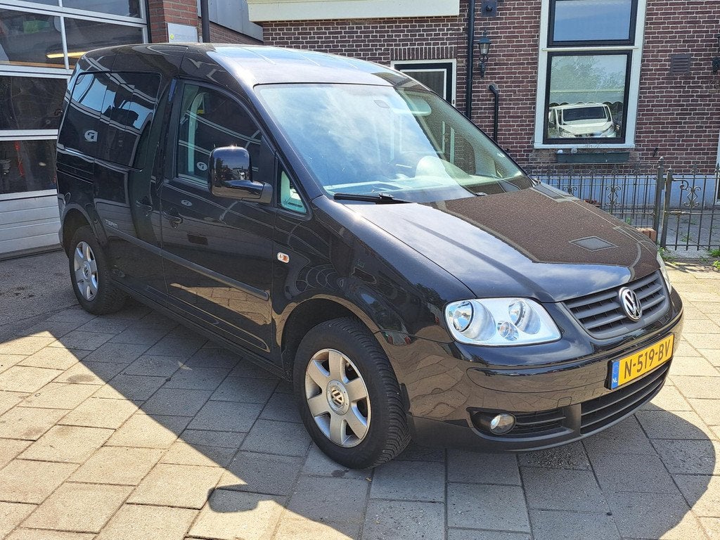 Volkswagen Caddy 1.6i Comfortline + Trekhaak, Mooi!, Auto's, Volkswagen, Stof, 4 cilinders, 1600 cc, Zwart