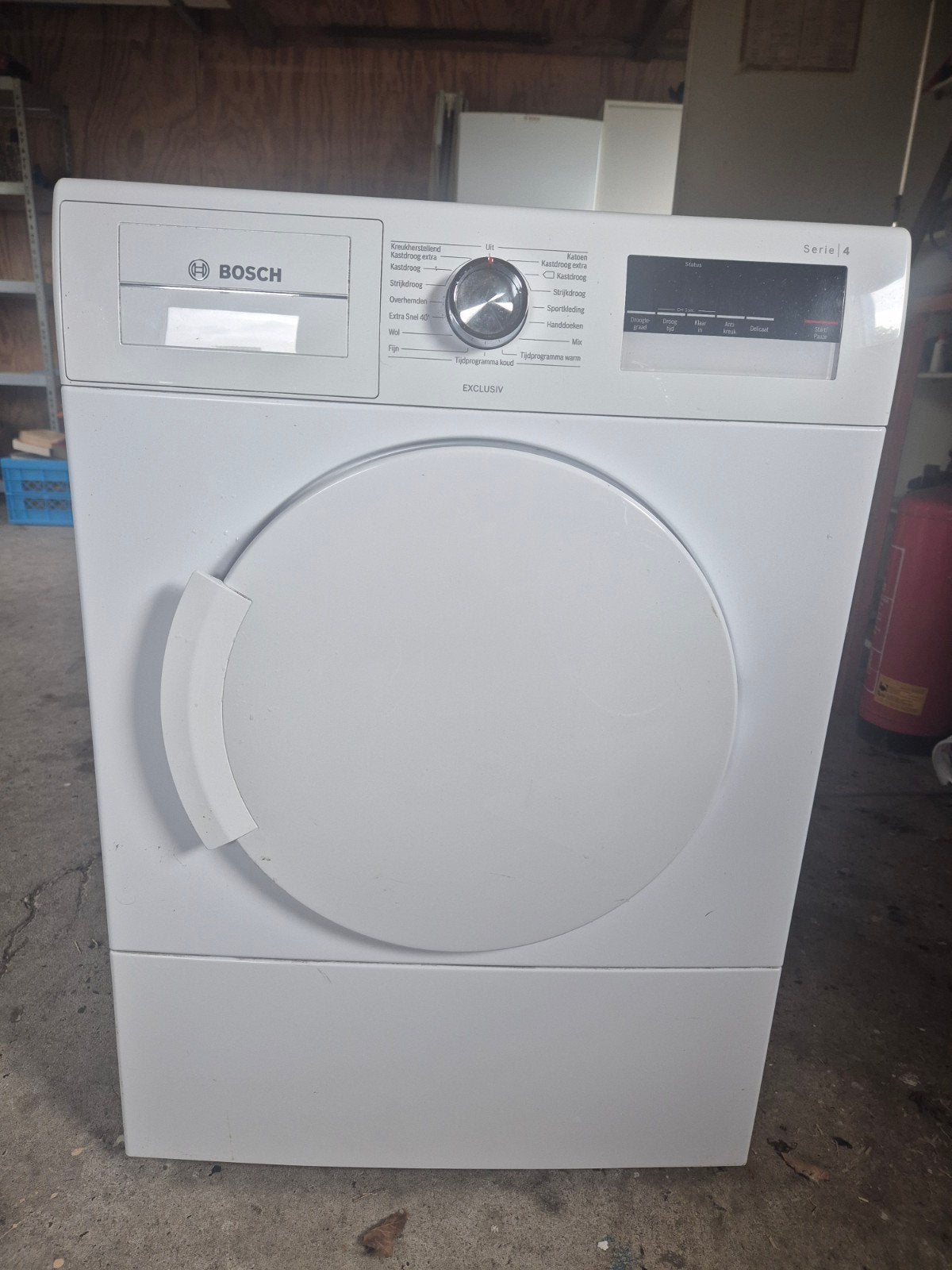 Bosch Serie 4 Exclusiv WTA73901NL luchtafvoerdroger, Witgoed en Apparatuur, 6 tot 8 kg, Gebruikt, Luchtafvoer, Ophalen of Verzenden