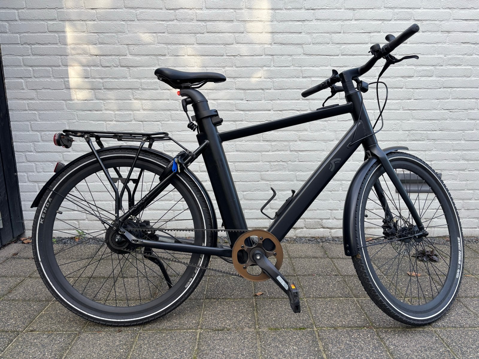Crivit Urban E-Bike 1.0 - Mat-zwart Herenmodel, Gebruikt, 50 km per accu of meer, 55 tot 59 cm, Ophalen