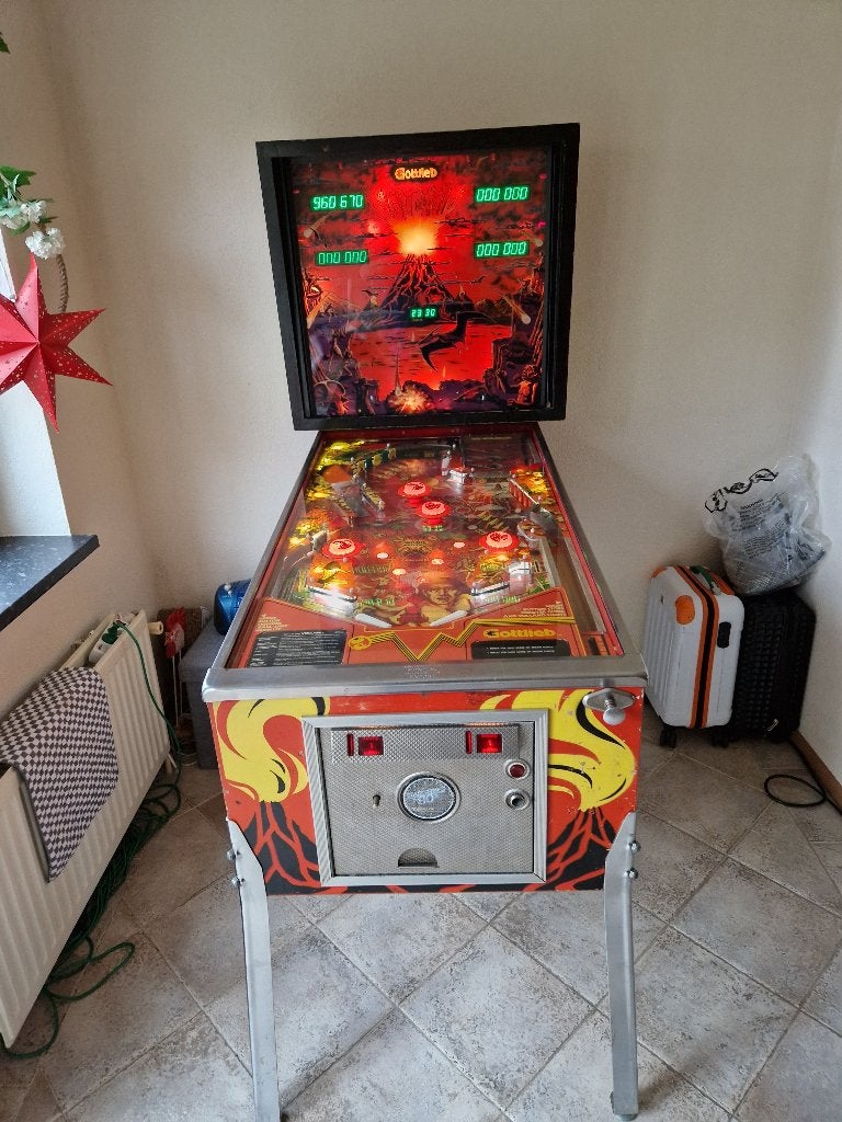Te koop Mooie Flipperkast Gottlieb Volcano, Verzamelen, Ophalen, Gebruikt, Elektronisch, Gottlieb