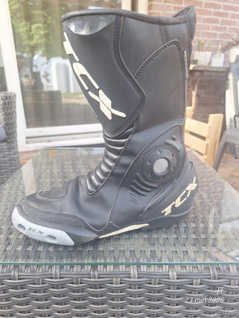 TCX Motorlaarzen Maat 40 - Zwart, Waterbestendig, Motoren, Kleding | Motorkleding, Dames, Ophalen of Verzenden, TCX, Laarzen