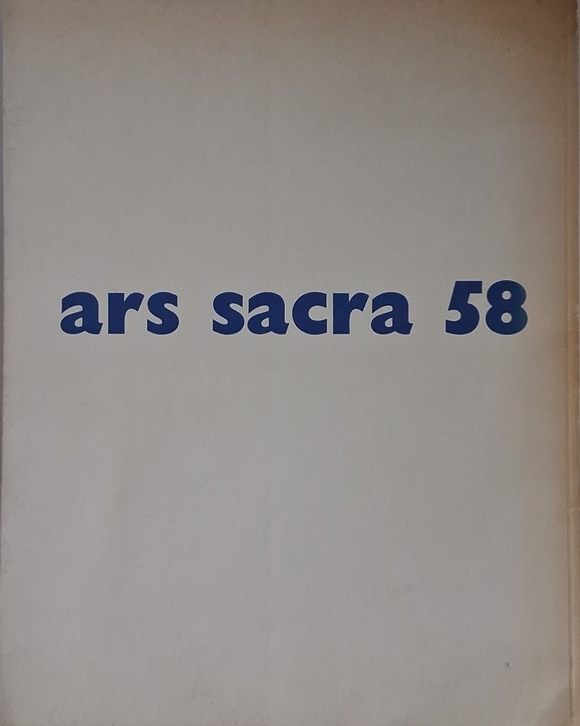 Ars Sacra 58, Boeken, Gelezen, Verzenden, Diverse auteurs, Schilder- en Tekenkunst