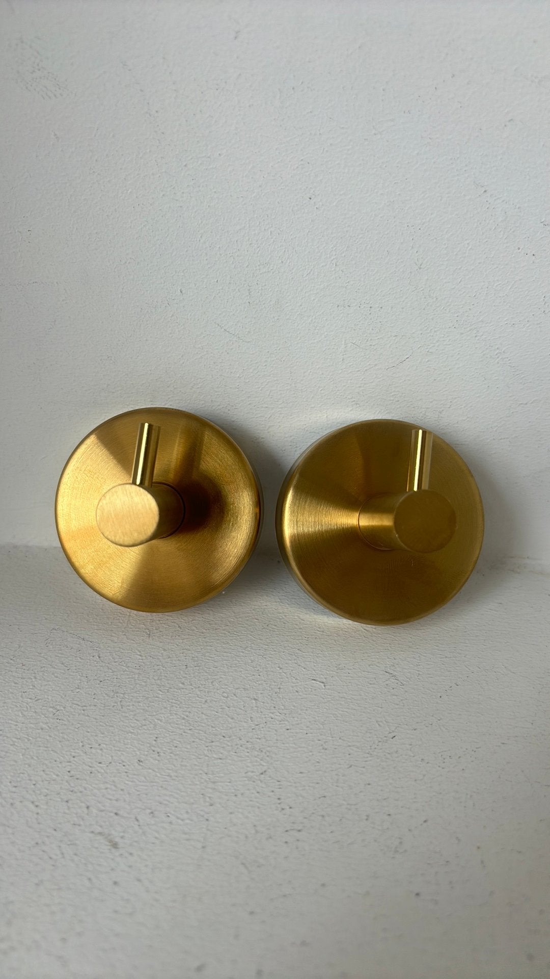 Gouden handdoek haken 2 stuks (nieuw), Ophalen of Verzenden, Zo goed als nieuw, 50 tot 100 cm, Minder dan 100 cm