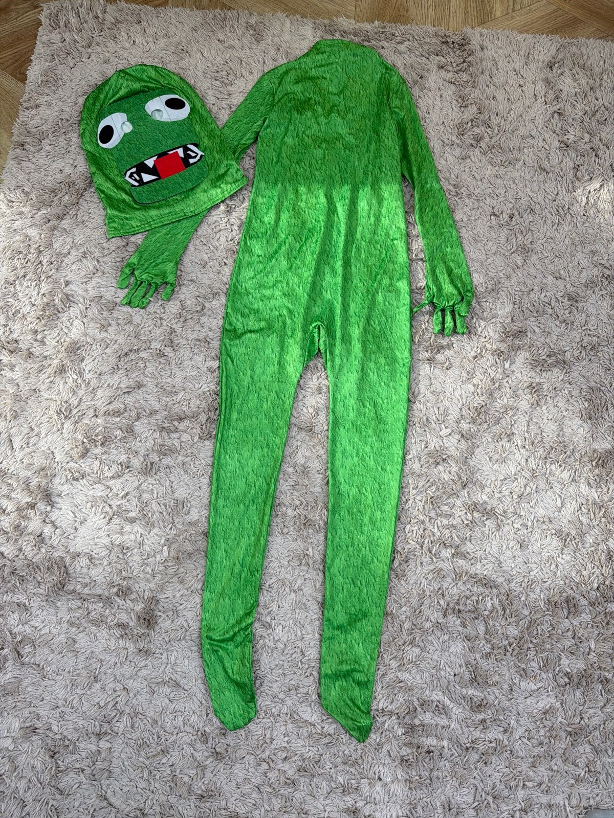 Green Carnaval Halloween Pak Maat 140 - Zo Goed als Nieuw, Ophalen, Zo goed als nieuw, 134 t/m 140, Jongen of Meisje