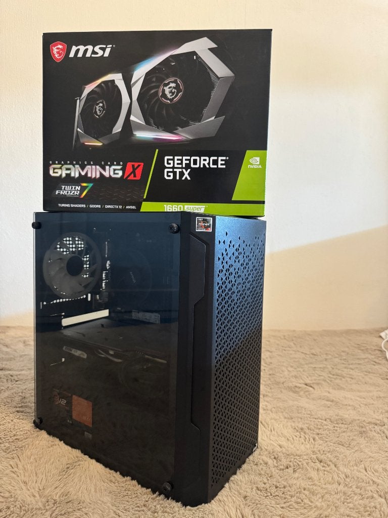 Gaming PC Ryzen 5 5600G + GTX 1660 Super | 16GB RAM, Gebruikt, Overige genres, 1 speler, Virtual Reality