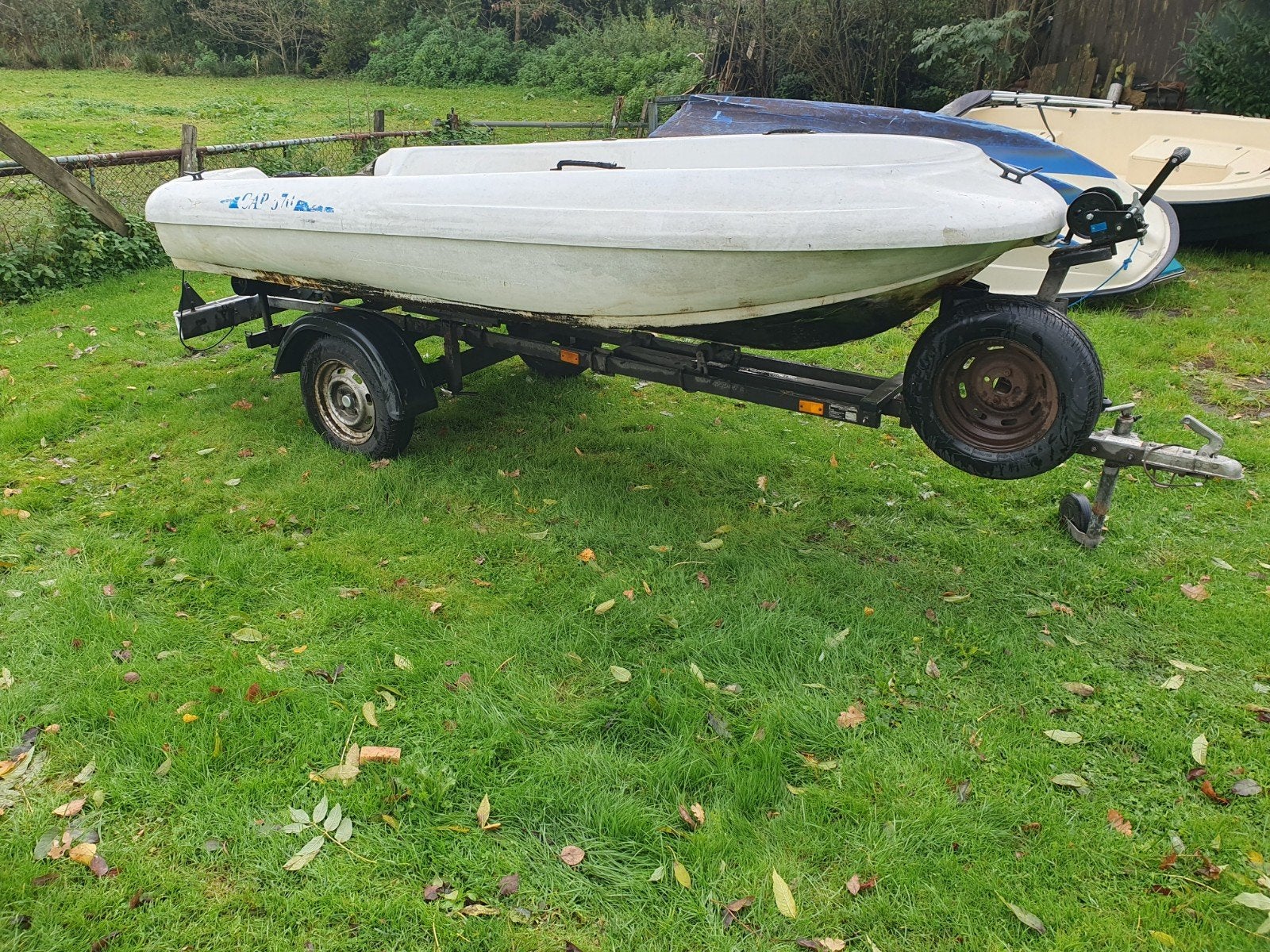 2X boten Jeanneau Cap 370 Rigiflex CAP 370//nicki 380, Watersport en Boten, Overige merken, Kunststof, Gebruikt, Tot 10 pk