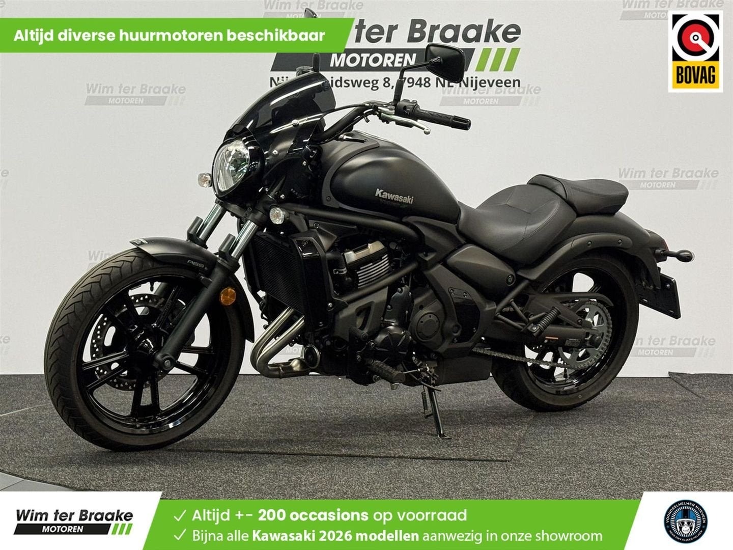 Kawasaki Vulcan S ABS (bj 2022) 1,858 km, 2 cilinders, Bedrijf, Onbekend, KAWASAKI