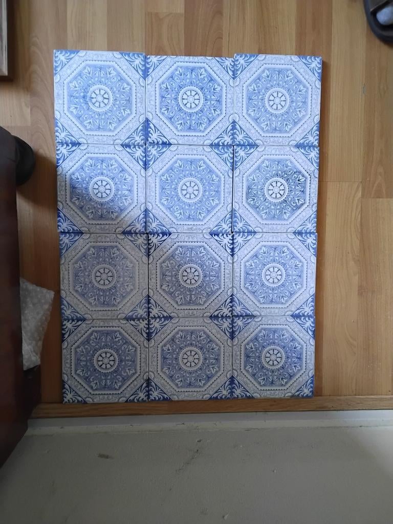 Blauwe en witte Portugese stijl tegels, Antiek en Kunst, Ophalen of Verzenden