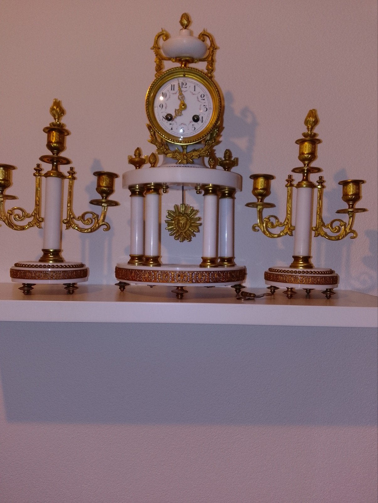 prachtig gaaf pendule stel, Antiek en Kunst, Ophalen of Verzenden