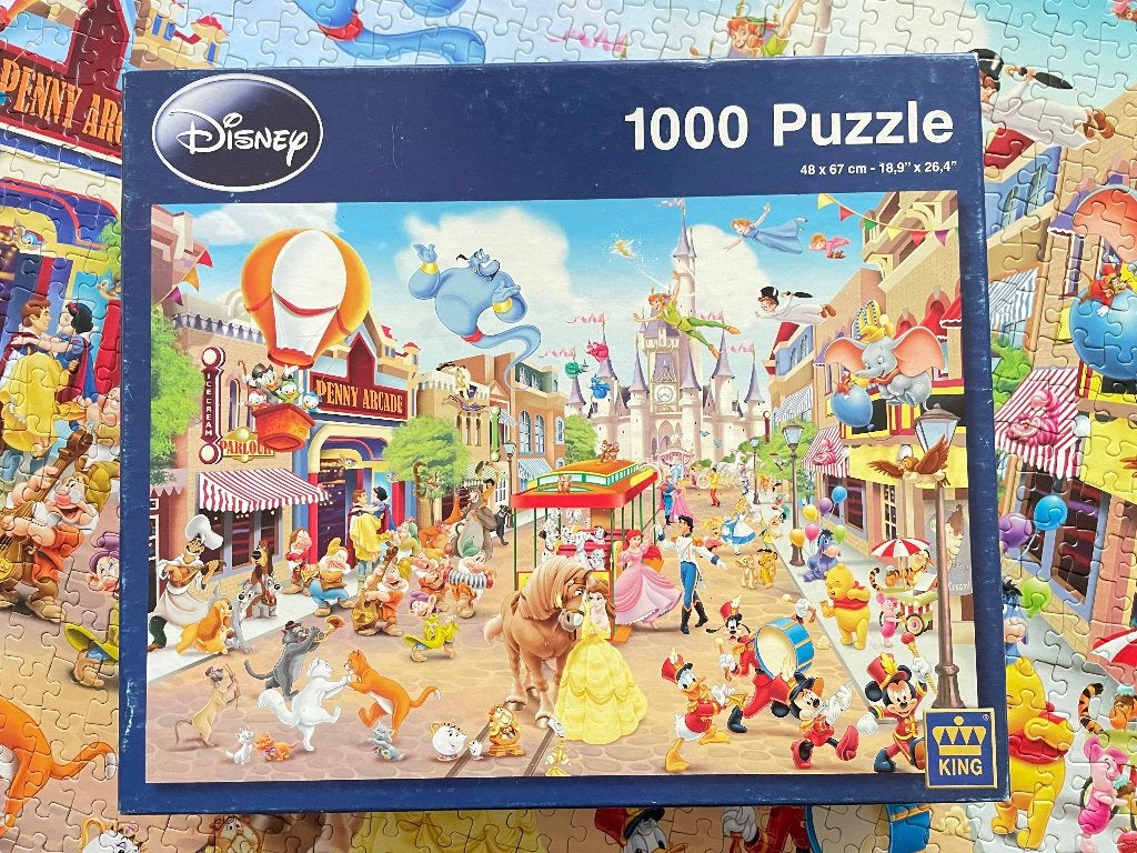 Disney Puzzel 1000 Stukjes 3, Hobby en Vrije tijd, Denksport en Puzzels, Ophalen of Verzenden, 500 t/m 1500 stukjes, Zo goed als nieuw