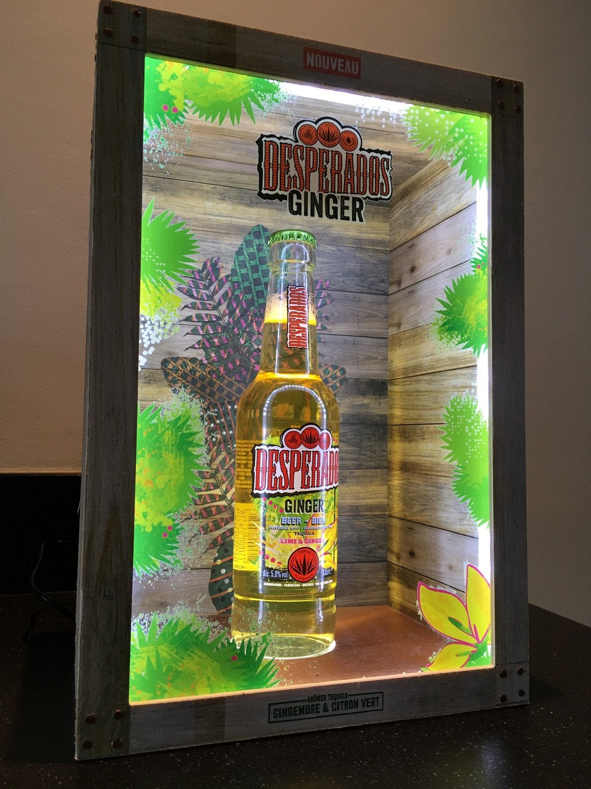 Desperados lamp, Ophalen of Verzenden, Gebruikt, Reclamebord, Plaat of Schild, Overige merken