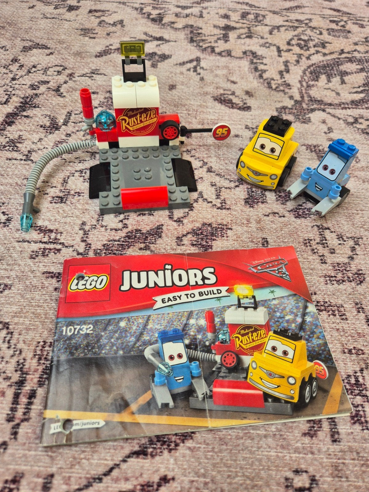 LEGO Juniors Cars 3 Race Day 10732 Bliksem McQueen, Ophalen, Zo goed als nieuw, Overige merken