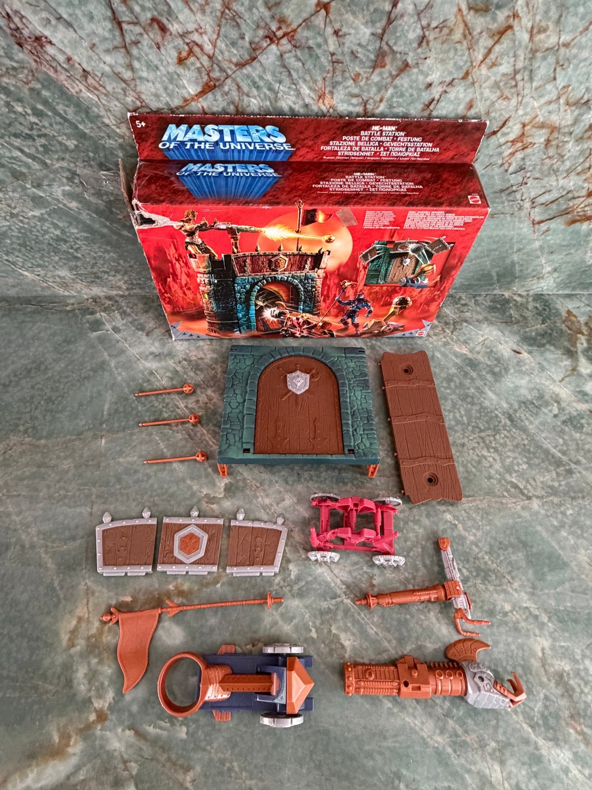 He-Man MOTU Battle Station Boxed vintage actiefiguren heman, Ophalen of Verzenden, Gebruikt