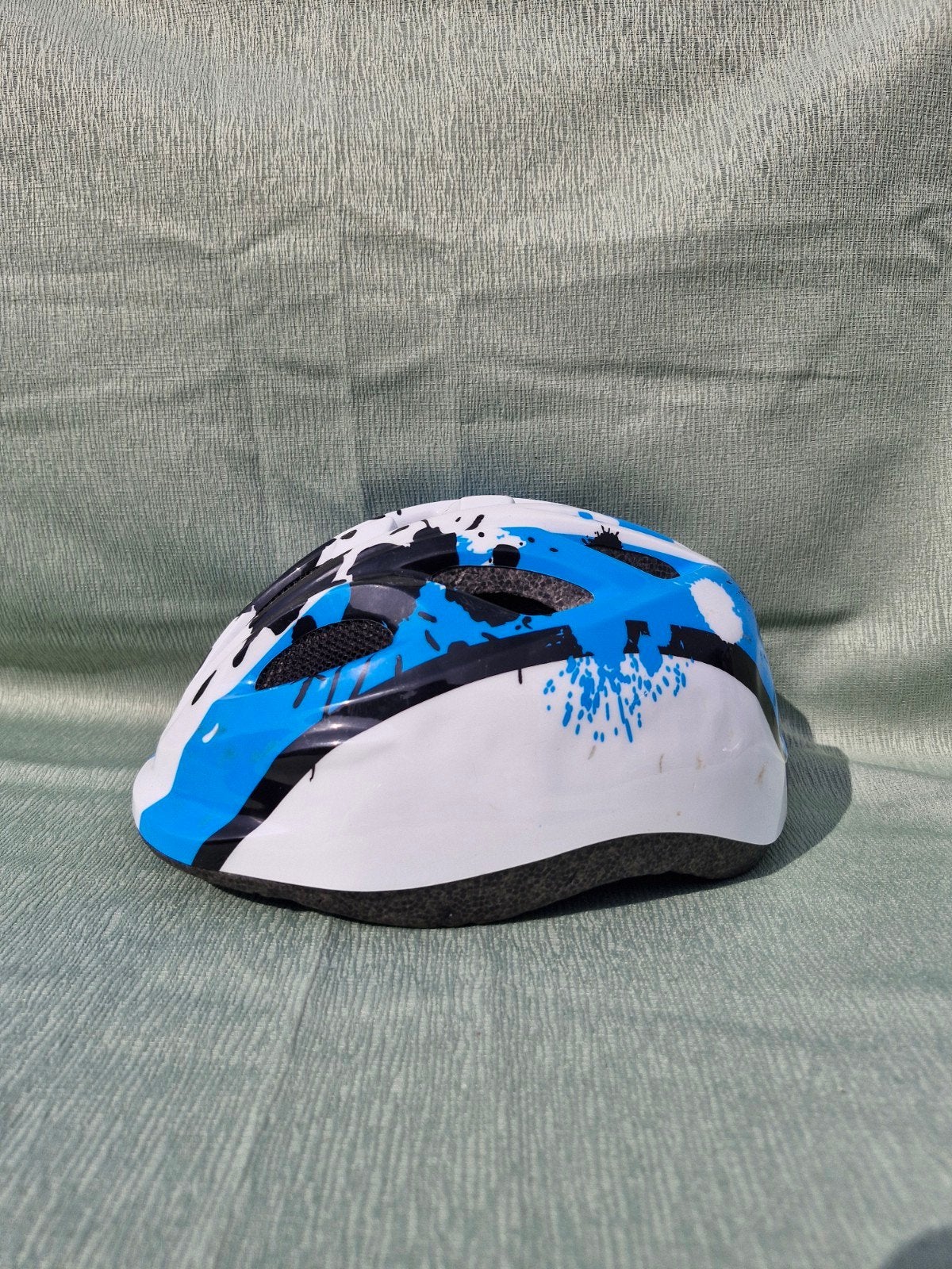 Kinder fietshelm - Blauw/Wit, Ophalen of Verzenden