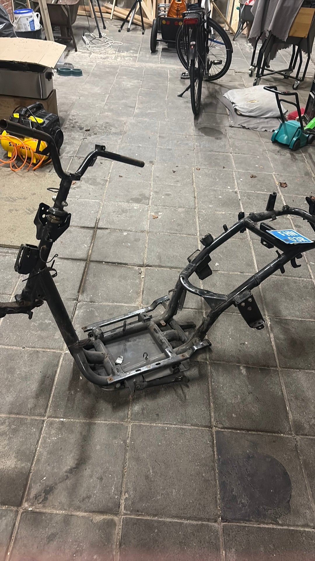 Frame met snor kenteken, Ophalen of Verzenden, Zo goed als nieuw, Frame, Overige merken