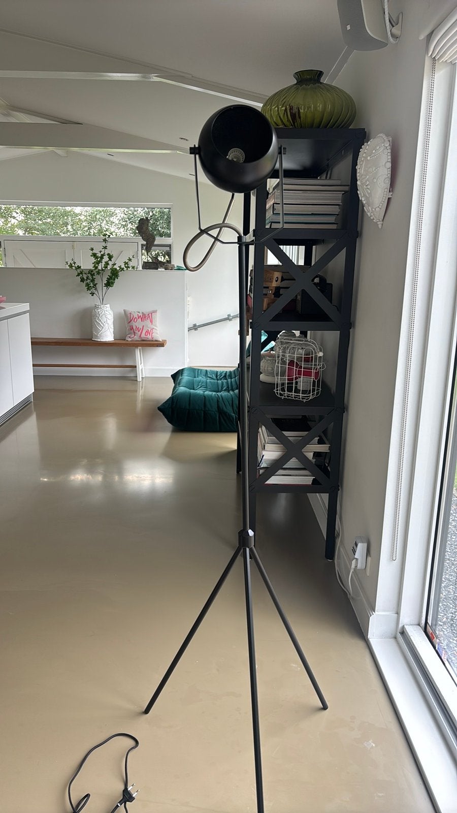 Leitmotiv sta lamp zwart mat, Ophalen, Zo goed als nieuw, 150 tot 200 cm