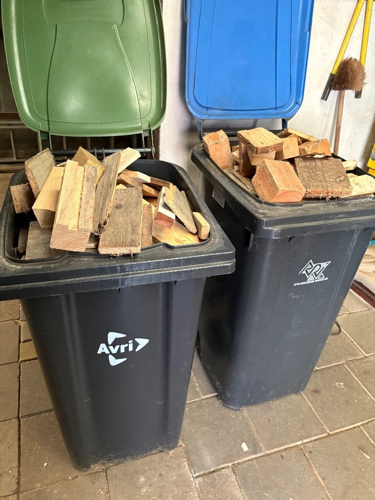 Kachelhout vuurkorfhout, Minder dan 3 m³, Ophalen, Overige houtsoorten, Blokken