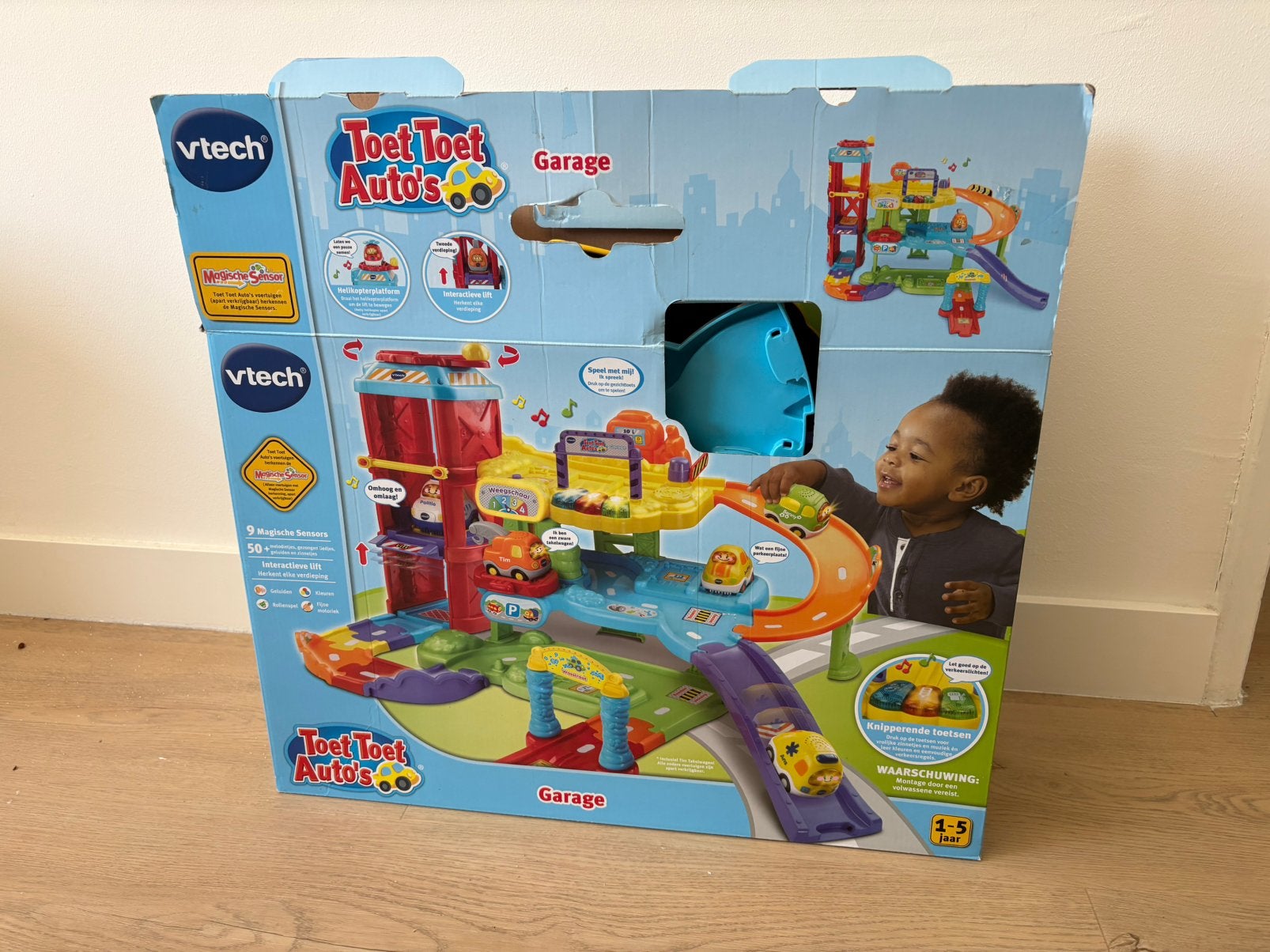 Vtech garage met extra losse delen, Kinderen en Baby's, Speelgoed | Vtech, Ophalen of Verzenden, Gebruikt, 2 tot 4 jaar