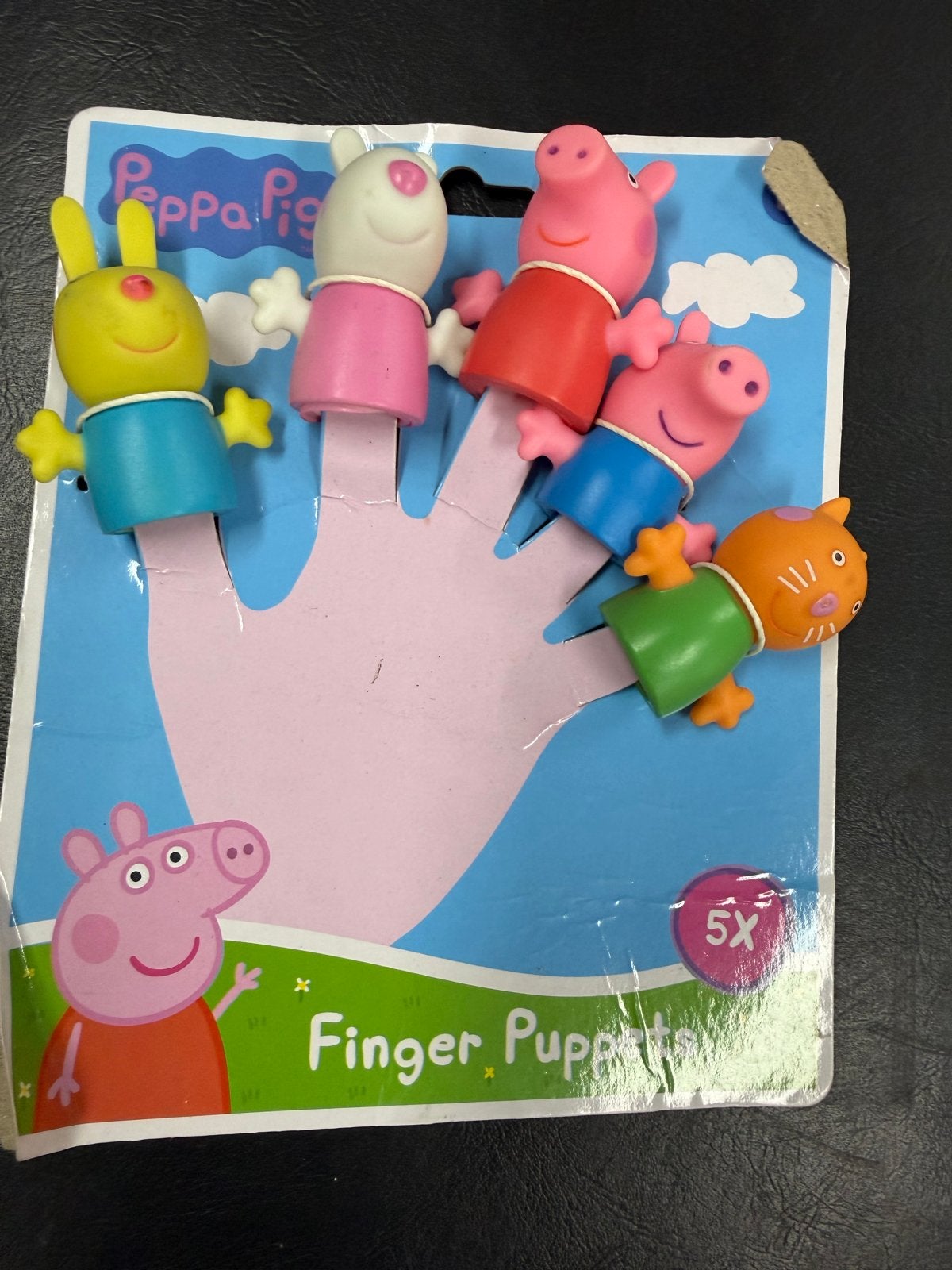 Peppa Pig Vingerpoppetjes Set - 5 Stuks, Ophalen of Verzenden, Nieuw, Overige typen