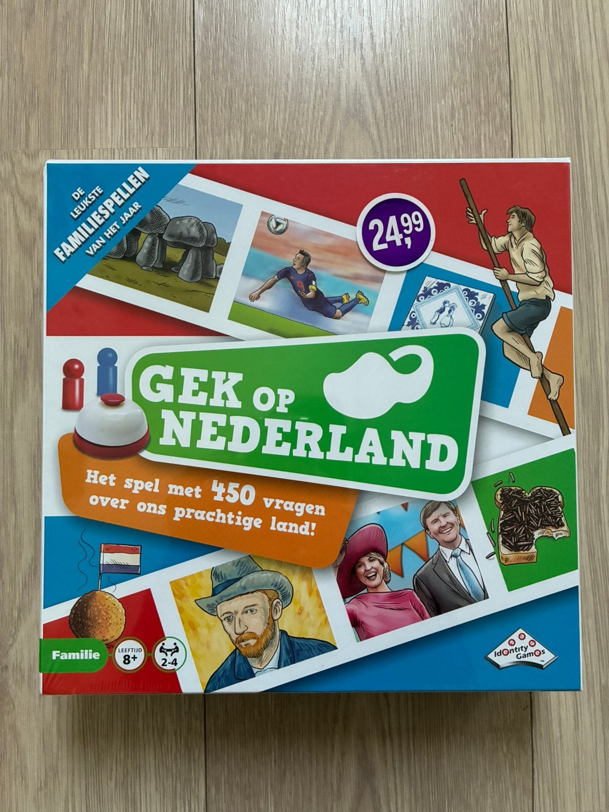 Gek op Nederland, bordspel, Ophalen, Nieuw