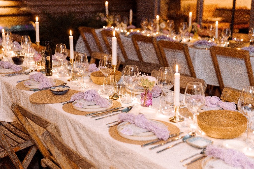 decoratieset dinner party of 21 diner (20 of 40 personen), Ophalen, Zo goed als nieuw, Versiering, Overige