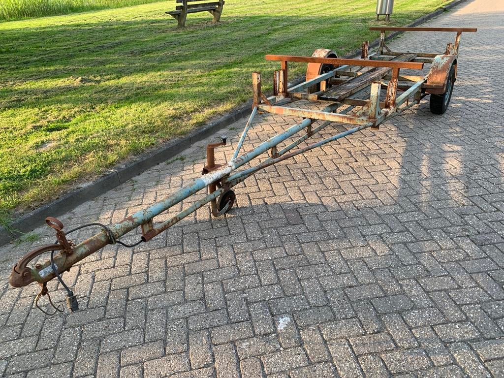 1000kg kielboottrailer aanhanger boottrailer opknapper, Ophalen of Verzenden, Gebruikt, Overige typen