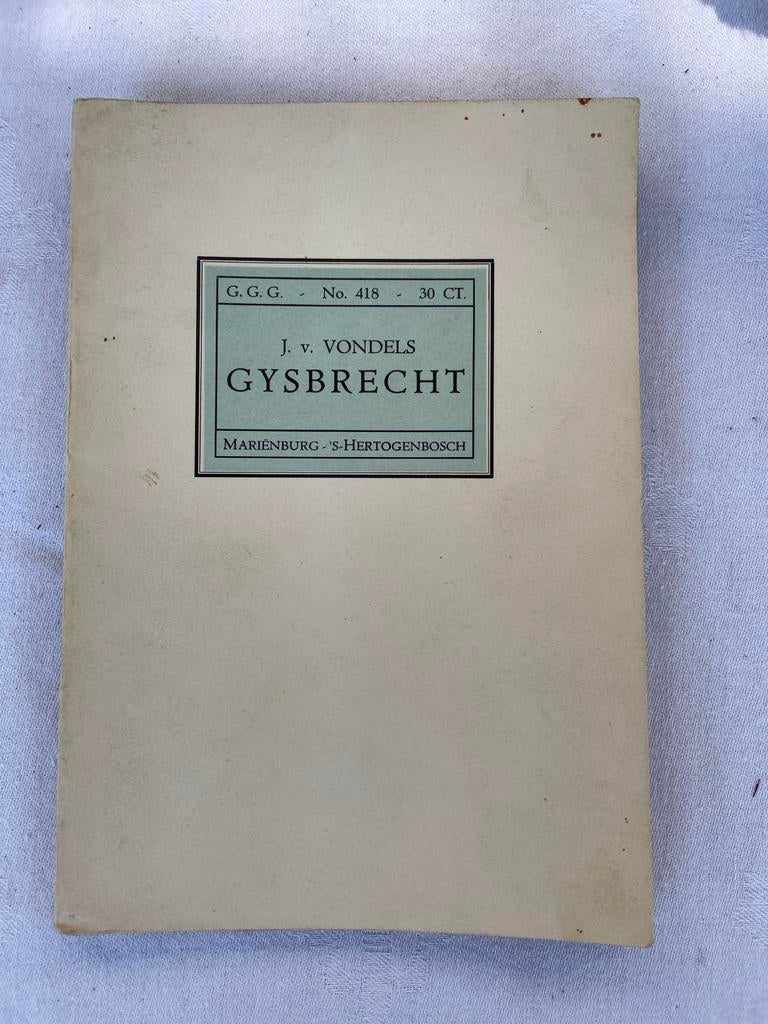 J. v. Vondels Gysbrecht van Aemstel - Treurspel (1659), Boeken, Ophalen, Gelezen