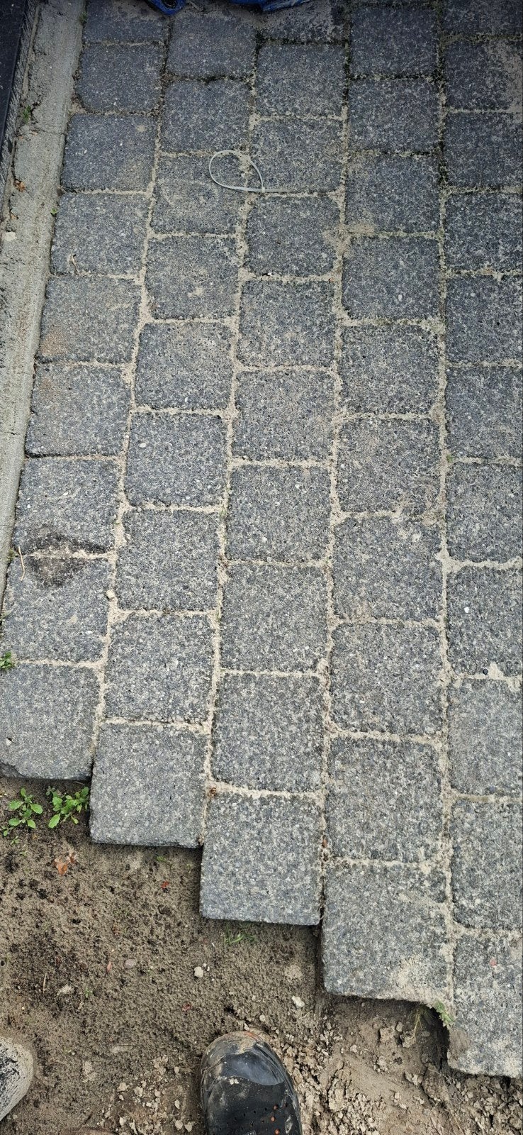 Betonklinkers 15x15 - ca. 8m2, Tuin en Terras, Ophalen, Gebruikt, Klinkers, 5 tot 10 m²