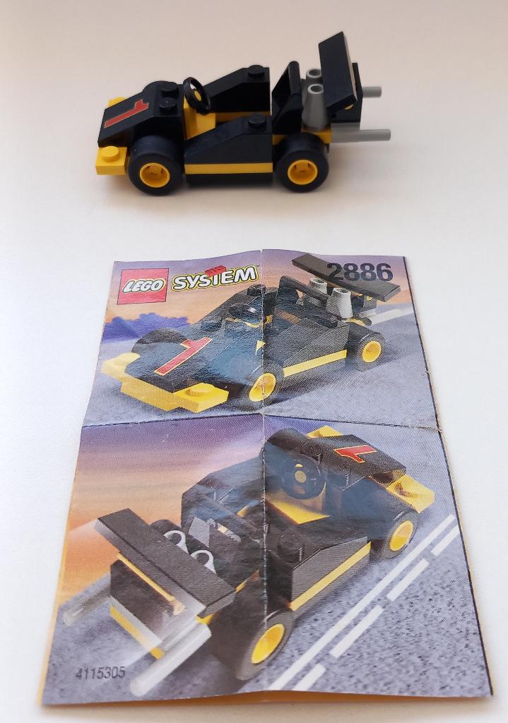 lego 2886-1, lego city classic city, Formule 1 racewagen ), Lego, Compleet, Ophalen of Verzenden, Complete set