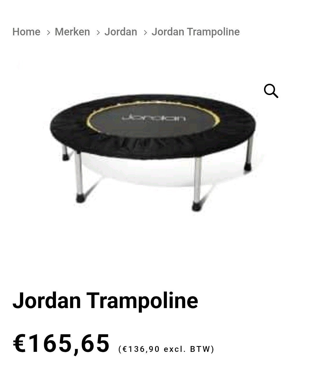 trampoline, Ophalen