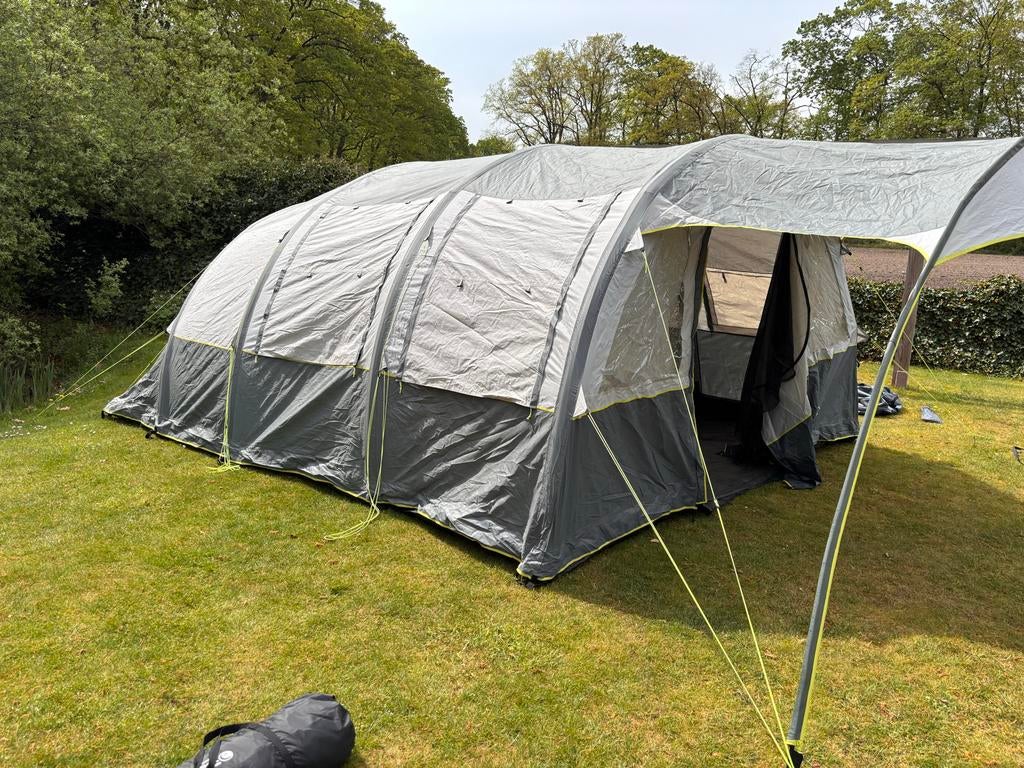 Stockholm 6 Easy Air, Ruime opblaasbare tent voor 6 personen, Ophalen, Zo goed als nieuw, Tot en met 6
