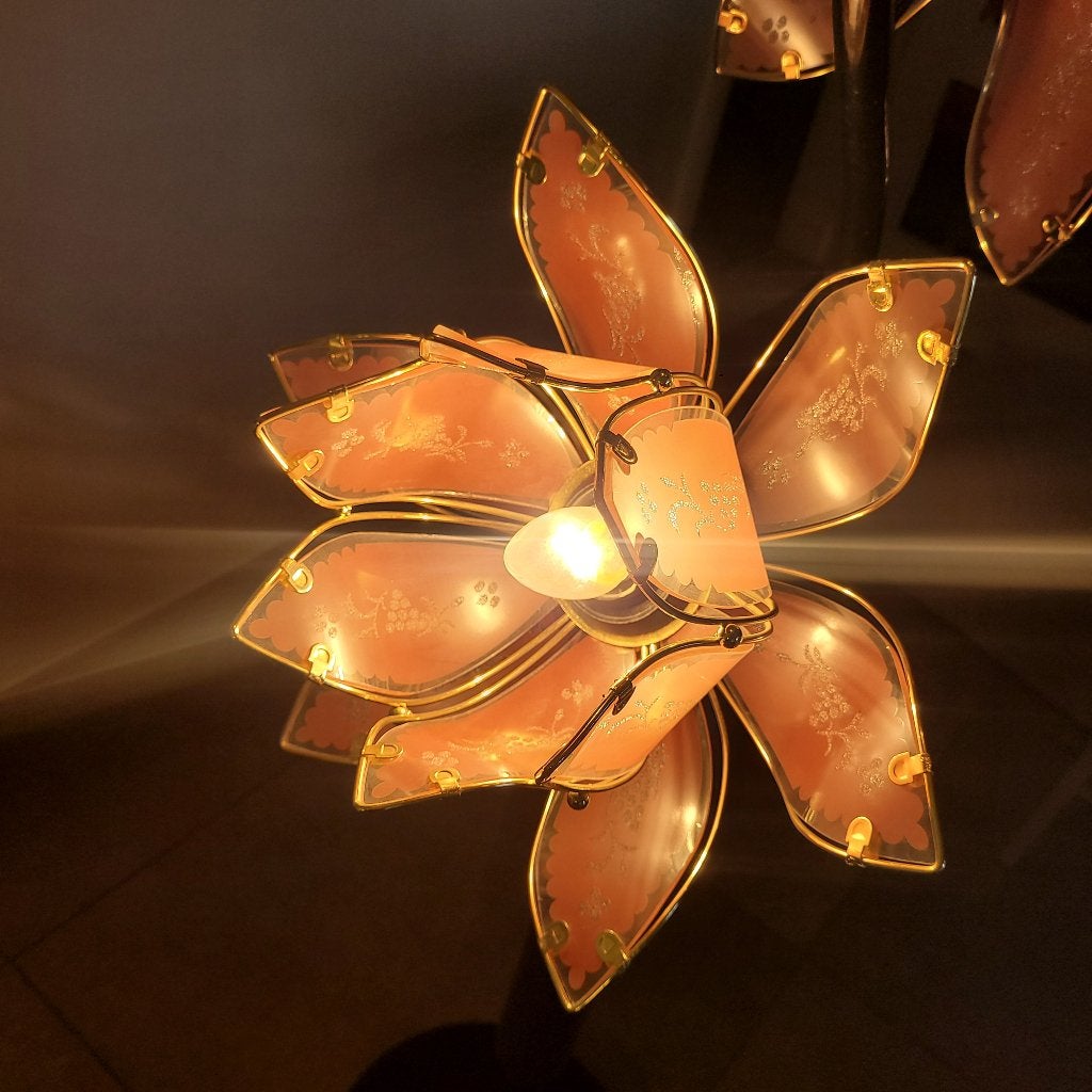 Lotuslamp, Ophalen, Zo goed als nieuw, Glas, 150 tot 200 cm