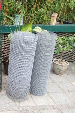 35/40m gegalvaniseerd gaas voor tuin of omheining, Ophalen, Zo goed als nieuw, 20 meter of meer, Gaas