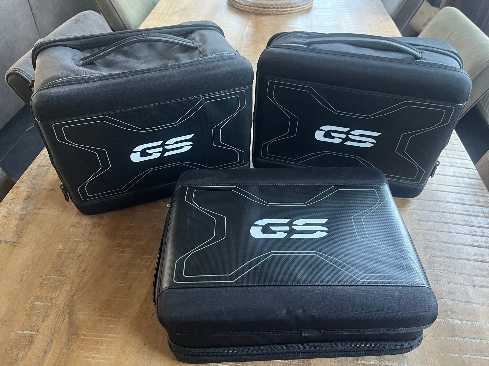 BMW GS Binnentassen Set (3 stuks) - nette gebruikte set, Ophalen, Gebruikt