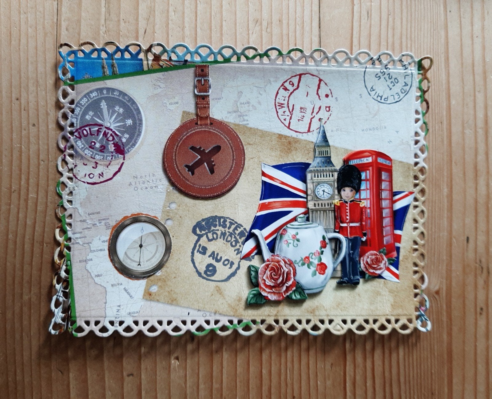 stans kaart opleg met 3d plaatje London, Ophalen of Verzenden, Nieuw, Overige thema's