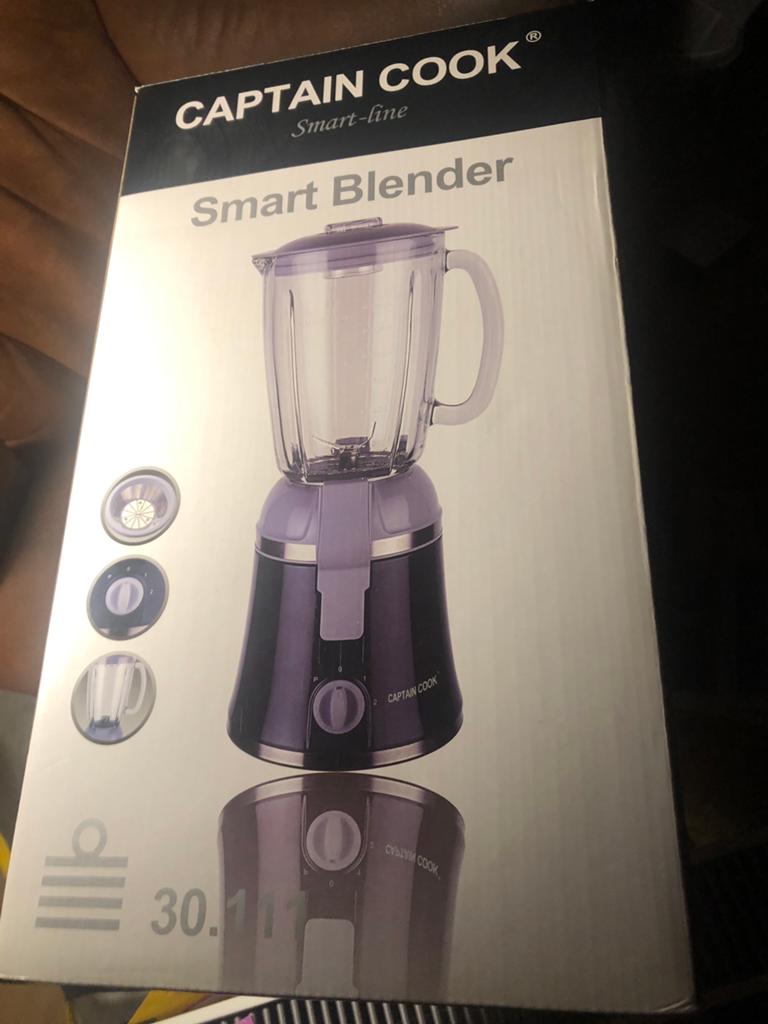 Nieuwe blender van Captain Cooke te koop, Witgoed en Apparatuur, Blenders, Ophalen, Zo goed als nieuw, Blender