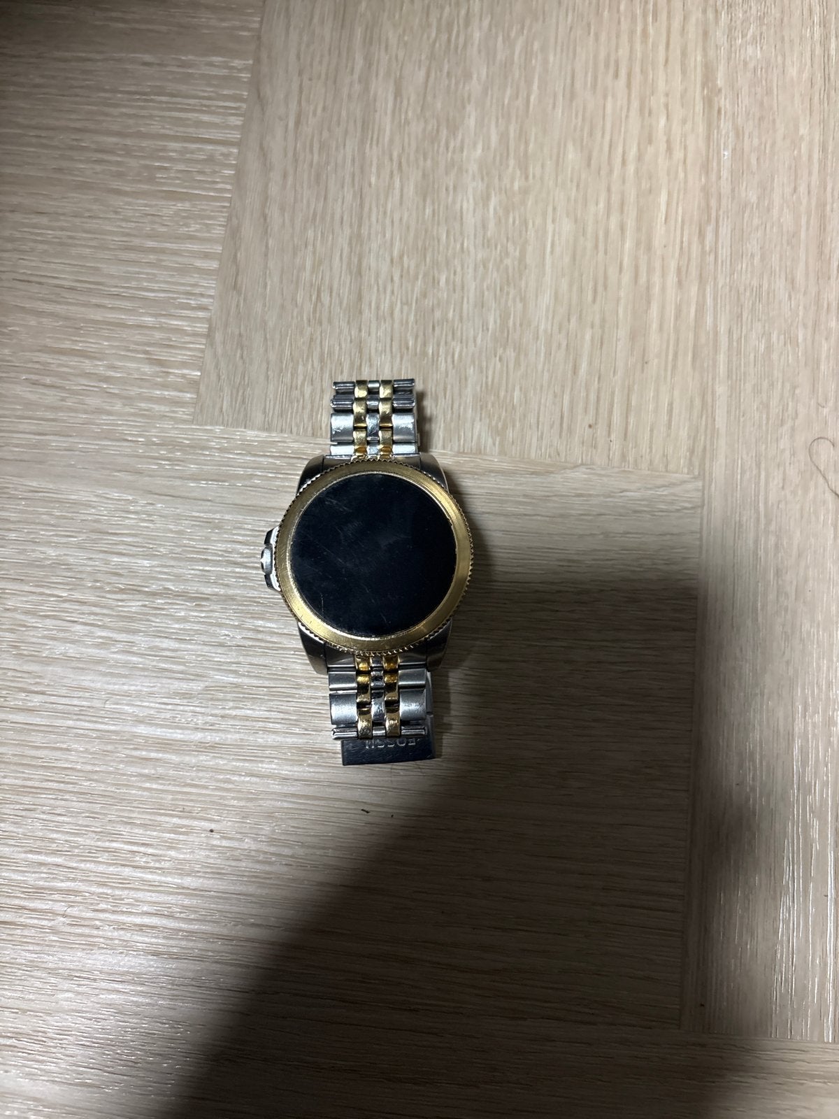 Fossil Smartwatch - Goud/Zilver - Gebruikt, Ophalen of Verzenden, Gebruikt, Zilver, Android
