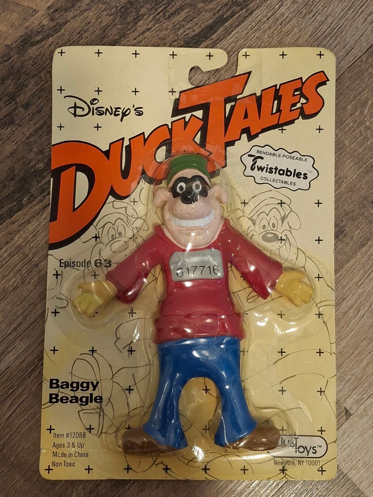 Zware Jongen Beagle Boy Ducktales vintage jaren 90, Verzamelen, Ophalen of Verzenden, Overige figuren, Nieuw, Beeldje of Figuurtje