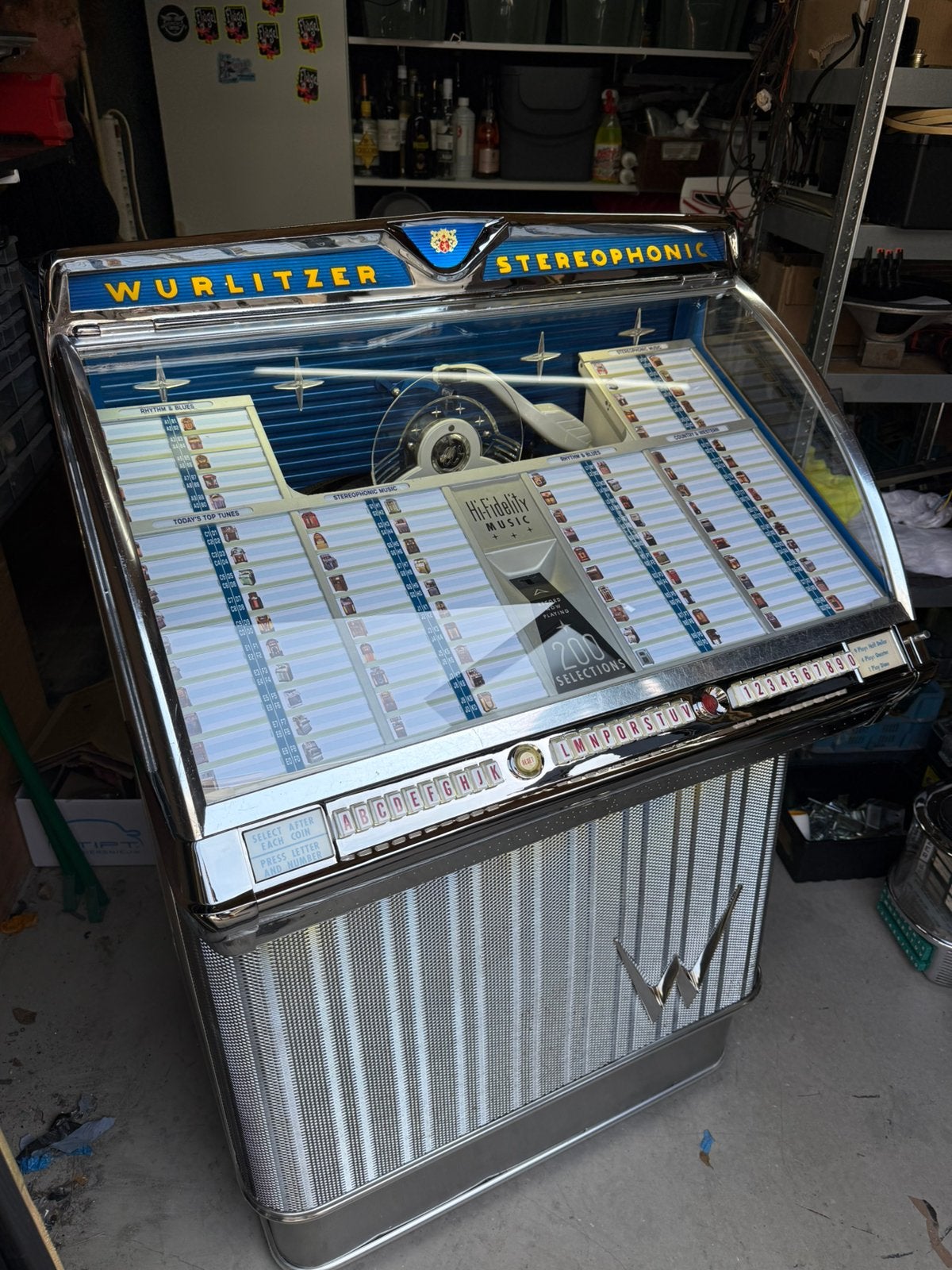 Wurlitzer 2300, Verzamelen, Automaten | Jukeboxen, Ophalen, Zo goed als nieuw, Voor 1950, Wurlitzer