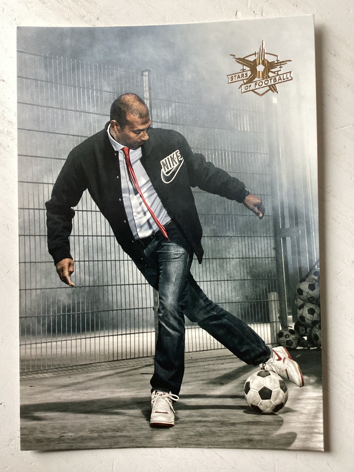 Kaart Stars of Football Aron Winter (C1000), Verzenden, Zo goed als nieuw, Spelerskaart