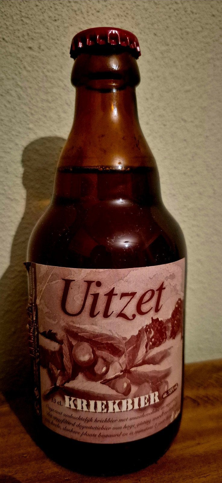 Volle fles Uitzet Kriek bier Microbrouwerij Paeleman Belgie, Ophalen of Verzenden, Zo goed als nieuw, Flesje(s), Overige merken