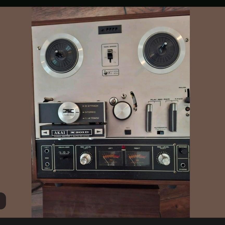 Akai X-201D Bandrecorder - Klassieker!, Audio, Tv en Foto, Bandrecorders, Ophalen, Bandrecorder