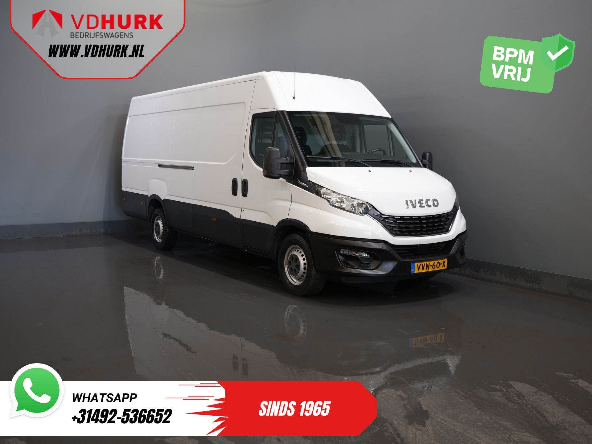 Iveco Daily 35S16V 2.3 155 pk Aut. L4H2 Gev.Stoel/ 3.5t Trek, Sales@vdhurk.nl, Wit, Diesel, Van den Hurk Bedrijfswagens B.V.