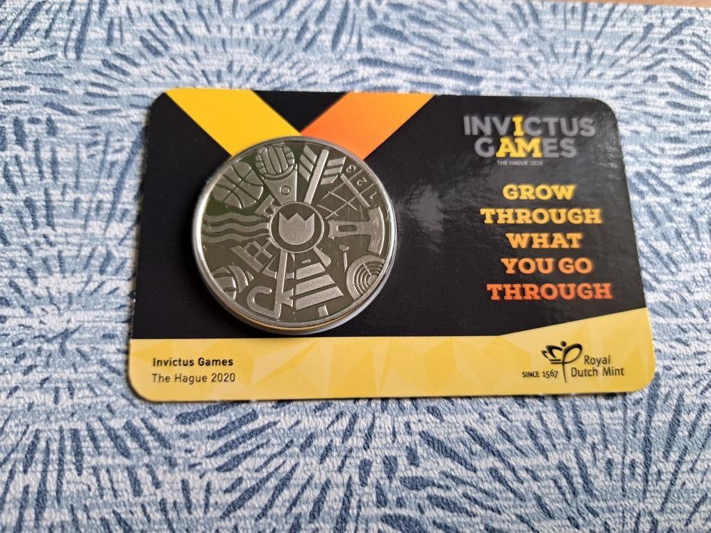 Invictus Games Den Haag Penning 2020 coincard, Postzegels en Munten, Munten | Nederland, Ophalen of Verzenden, Overige waardes